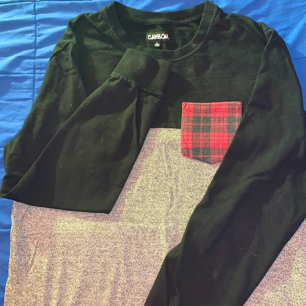 Plaid sweater